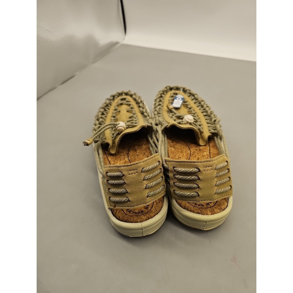 Keen Womens Uneek 1028869 Olive Bungee Cord Slip On Fisherman Sandals Size US 10 - Picture 4 of 5